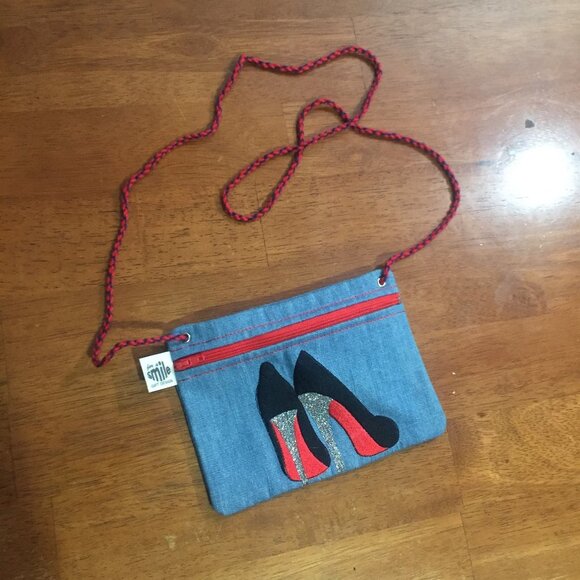 Handbags - Glitter Shoes Blue bag